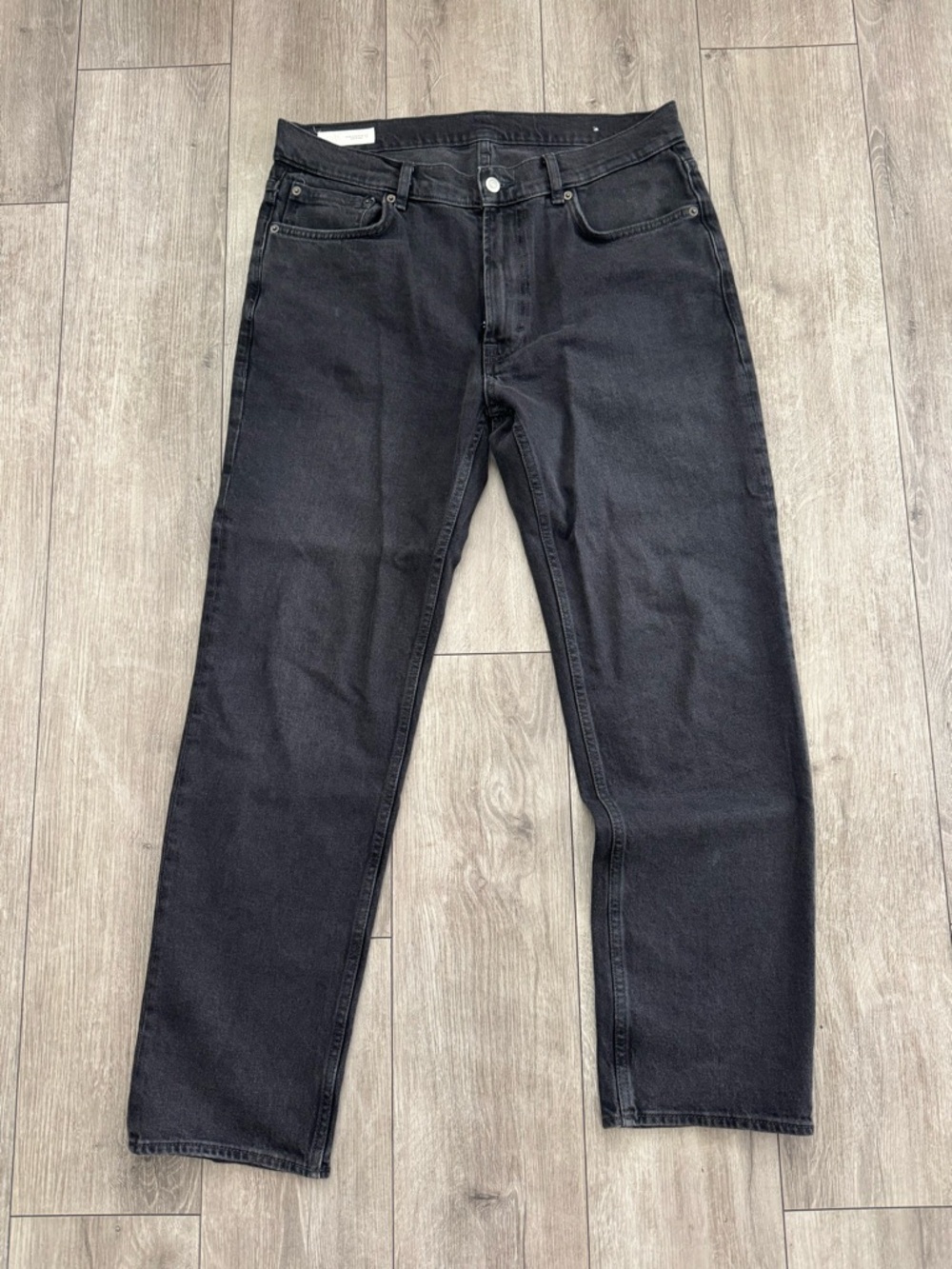 Zara Men's Black Straight Jeans